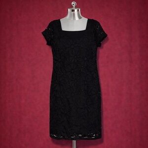 Tianna B Black Lace Dress